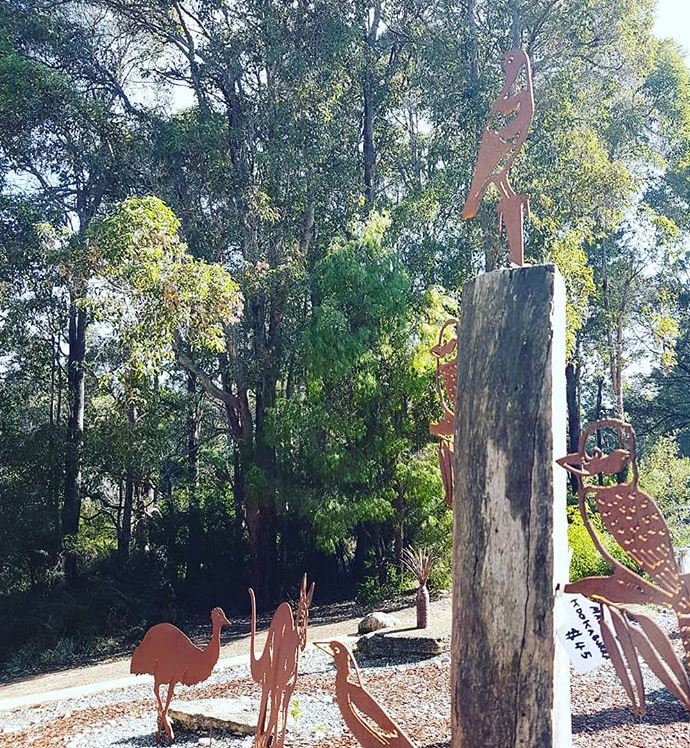 Outdoor sculptures, Boranup Gallery