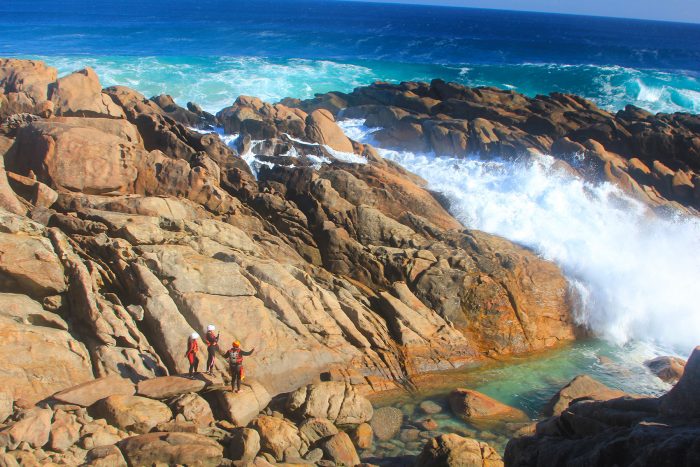 Coasteering near Injidup Spa with Margaret River Adventure Co