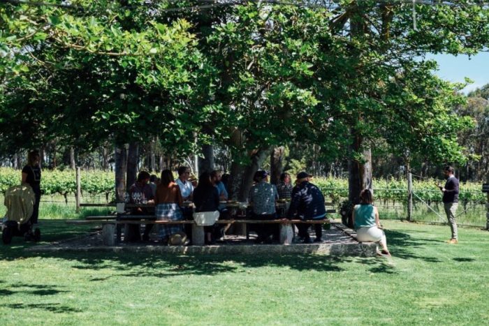 Feasting outside @glenartyroad